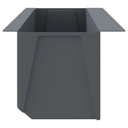 Flower Boxes for Euro Pallets 12 pcs Grey 36x13.5x9.5 cm PP