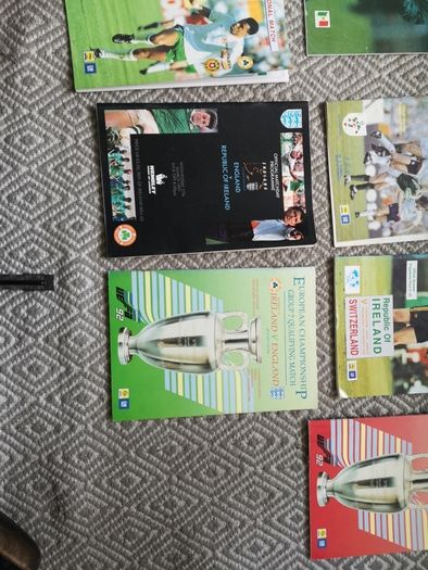 Rare Republic of Ireland Football Programme Bundle 1988 1992 Charlton Era England Poland FAI Cup Final