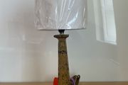 Vintage Egyptian style obelisk lamp c1970