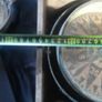 Antique Large Ships Nautical Compass, models were produced by firms like Francis M. Moore Dublin & Belfast active 1854 to 1894 or Henry Hughes & Son of London., as indicated by the style of the compass rose  Stage or Movie Props Image 7