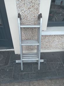 Four piece folding ladder