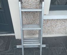 Four piece folding ladder