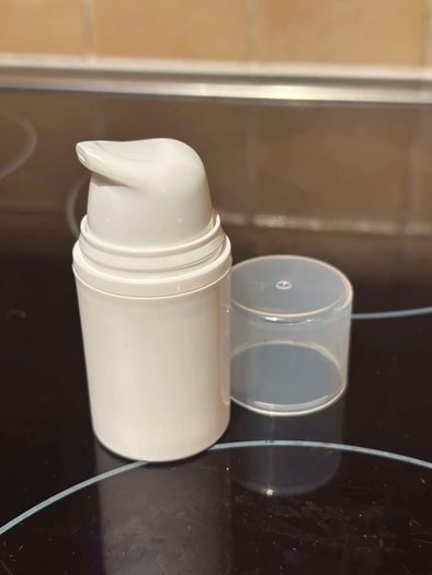 55x container 20ml with pump, empty cream cosmetic bottle, dispenser