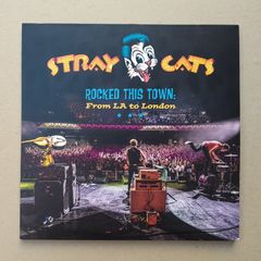 Stray Cats double blue vinyl live album