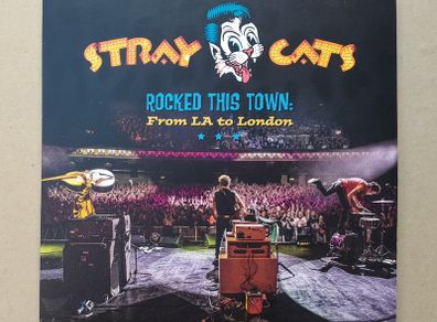 Stray Cats double blue vinyl live album