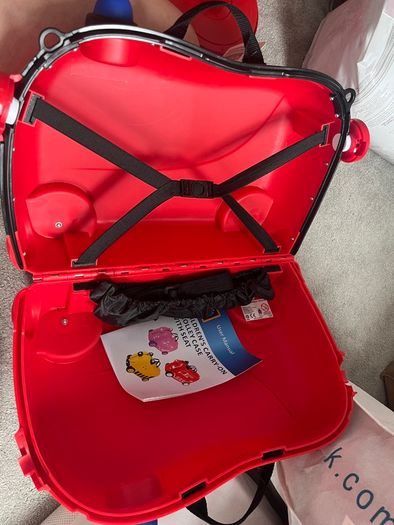 Luggage - Kids Carry On Case & Seat - Fire Engine