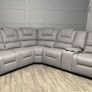 Axel Corner Leather Recliner Sofa Image 7