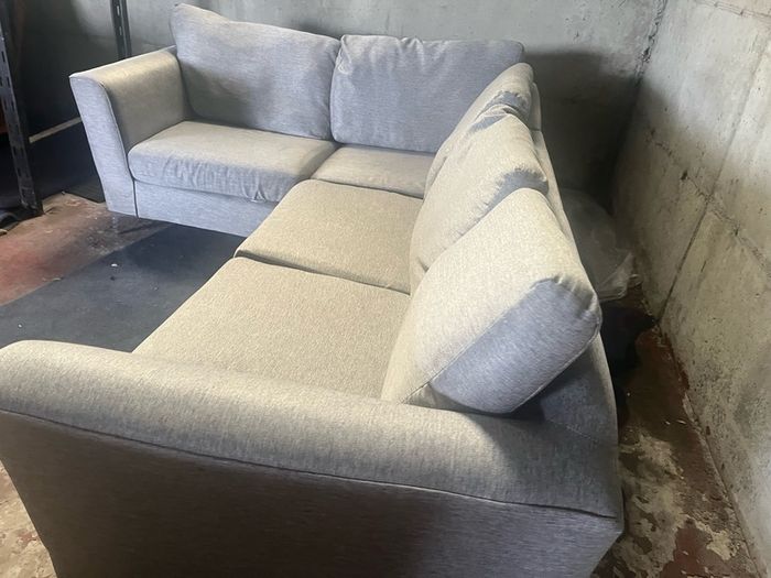 Grey corner sofa l shaped