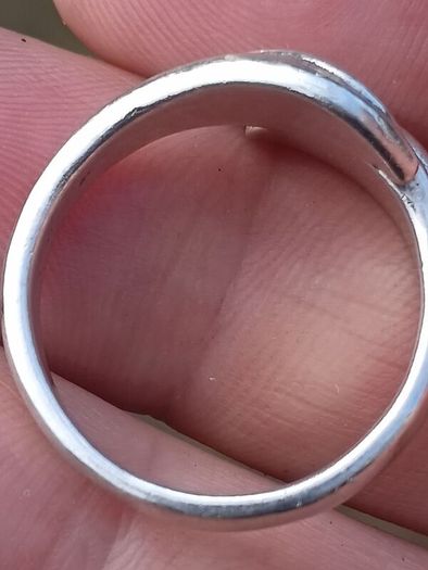 Heavy Double Leaf Sterling Silver Ring