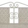 Garden Bench 115 cm Steel Grey Image 4