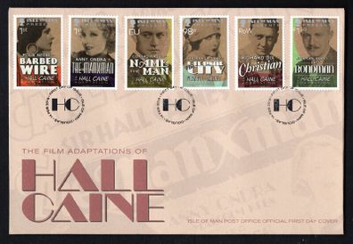 2018 Isle of Man The File Adaption of Hall Caine Commemorative Stamps First Day Cover (FDC)