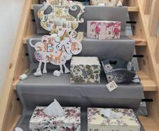 Decorative Wooden Boxes and Miscellaneous Items