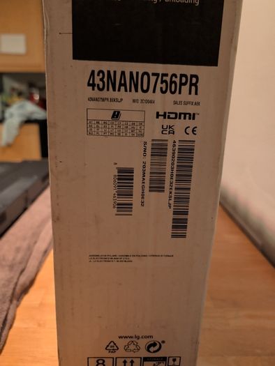 Lg Nanocell 43" Smart 4k Uhd Led Tv