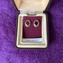 9 Carat Garnet Stud Earrings Image 2