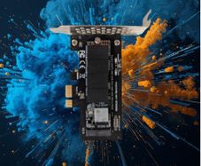 128GB NVMe SSD + PCIe x4 Adapter Card - Fast Boot Kit
