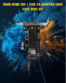 128GB NVMe SSD + PCIe x4 Adapter Card - Fast Boot Kit