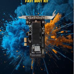 128GB NVMe SSD + PCIe x4 Adapter Card - Fast Boot Kit