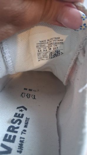 Converse low top platforms size 36.5