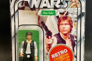Star Wars The Retro Collection Han Solo New Unpunched Action Figure