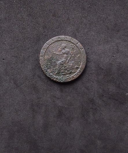 1797 King George III "Cartwheel" Copper One Penny Coin