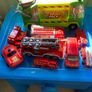 A Collection of Fire Engines & A Bin lorry with bins. Image 2