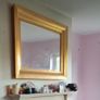 Large gold framed mirror Image 2