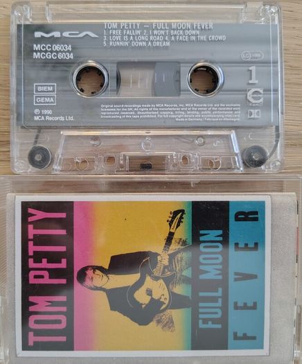 Tom Petty - Full Moon Fever Cassette Tape (1991) Classic Rock EX+
