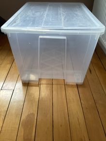 LARGE IKEA Samla storage box and lid