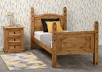 Corona 3' Bed High Foot End in Distressed Waxed Pine