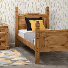 Corona 3' Bed High Foot End in Distressed Waxed Pine