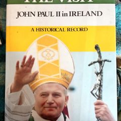 Pope John Paul Historical Record Ireland Visit Book