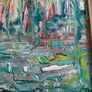 Mid Century Modern Oil on Board abstract ( unsigned) Image 4