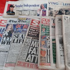old newspapers