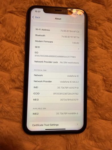 Apple iPhone XR 64 Gb Unlocked Excellent Condition