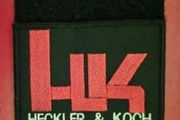 HECKLER AND KOCH  , embroidered patch , firearms company.