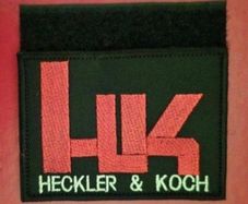 HECKLER AND KOCH  , embroidered patch , firearms company.