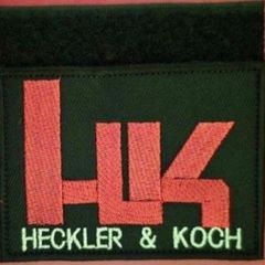 HECKLER AND KOCH  , embroidered patch , firearms company.