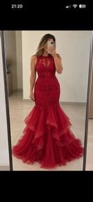 Red evening/prom/debs/ball dress