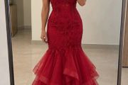 Red evening/prom/debs/ball dress