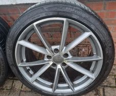 Audi RS4c 19 inch alloys,  V Spoke. 245,40,19 Michelin Pilot Sport 4 and Michelin Primacy 3