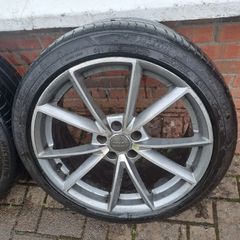 Audi RS4c 19 inch alloys,  V Spoke. 245,40,19 Michelin Pilot Sport 4 and Michelin Primacy 3