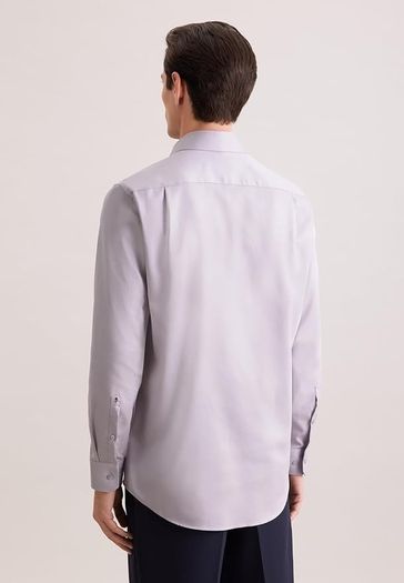 Seidensticker Men's Regular Fit Long-Sleeve Shirt, Non-Iron, Grey XL / 43