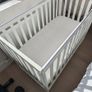Space saver cot bed with mattress 100x50cm Image 2