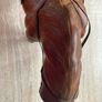 Vintage Leather Horse Image 5