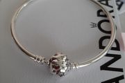 New genuine pandora silver bangle S/M/L