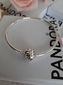 New genuine pandora silver bangle S/M/L