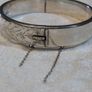 Vintage Solid Silver Bangle, 1965, Joseph Smith & Sons, 19.6g Image 2