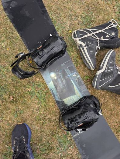 snowboard and boot bundle