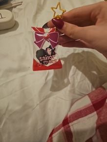 Sailor moon keychain (idk why it says Sailor Mars lol)
