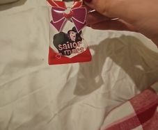 Sailor moon keychain (idk why it says Sailor Mars lol)